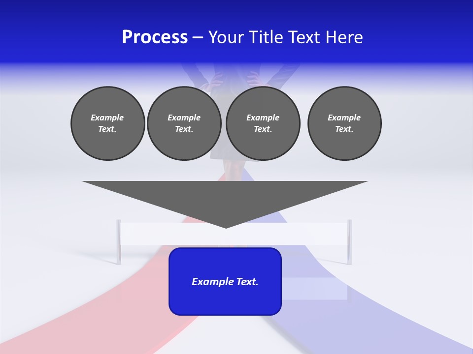 Start Young Standing PowerPoint Template