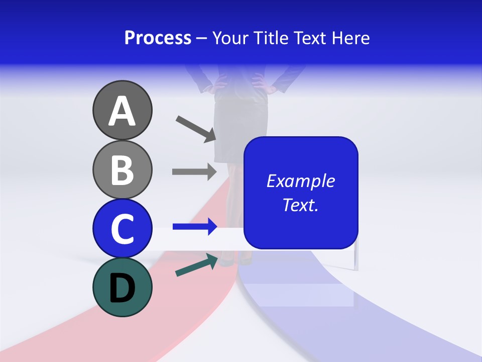 Start Young Standing PowerPoint Template