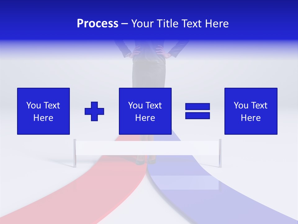 Start Young Standing PowerPoint Template