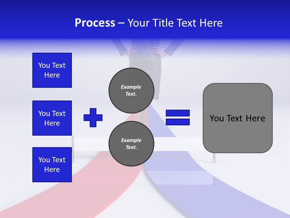 Start Young Standing PowerPoint Template