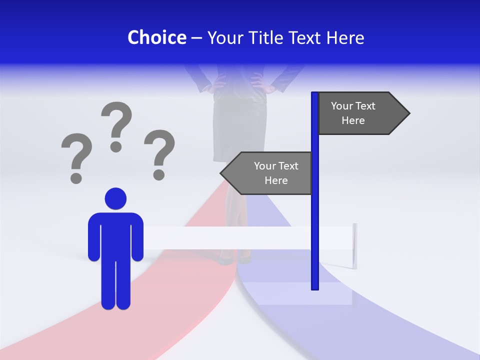Start Young Standing PowerPoint Template