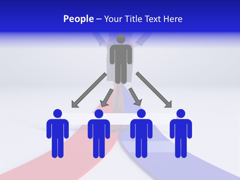 Start Young Standing PowerPoint Template