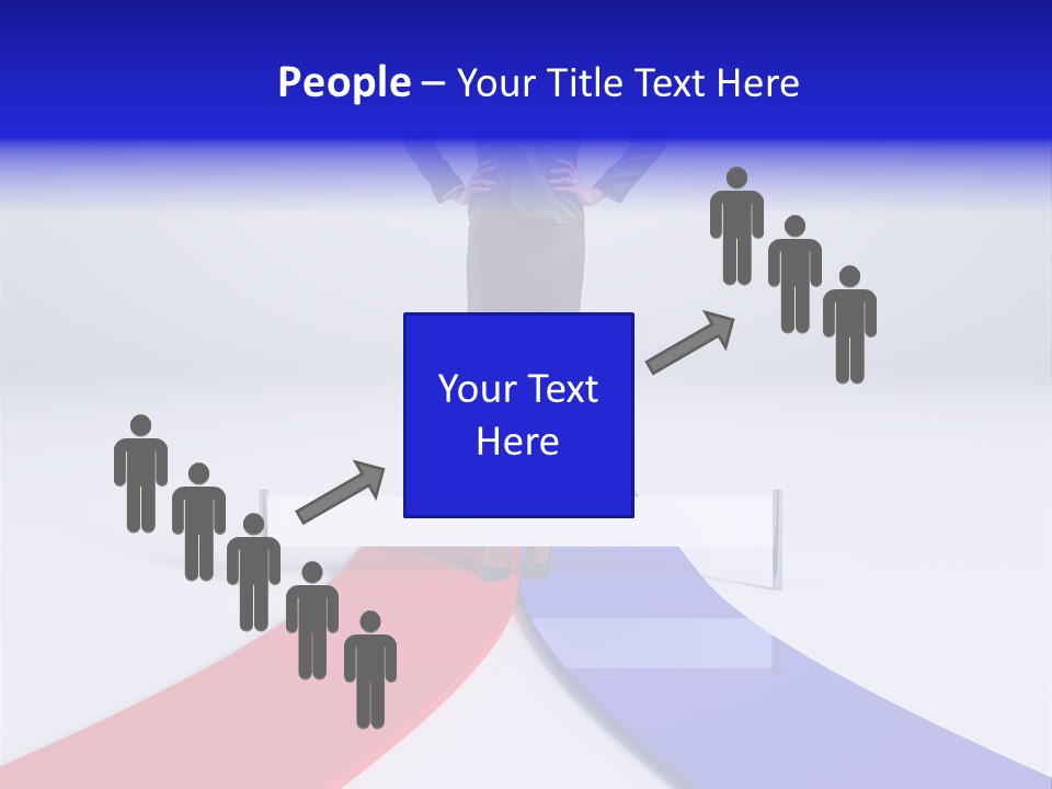 Start Young Standing PowerPoint Template