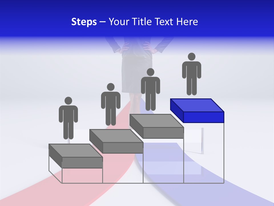 Start Young Standing PowerPoint Template