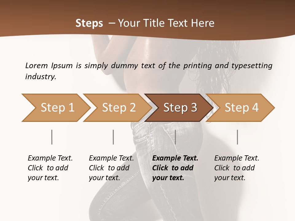 Studio Body Posing PowerPoint Template