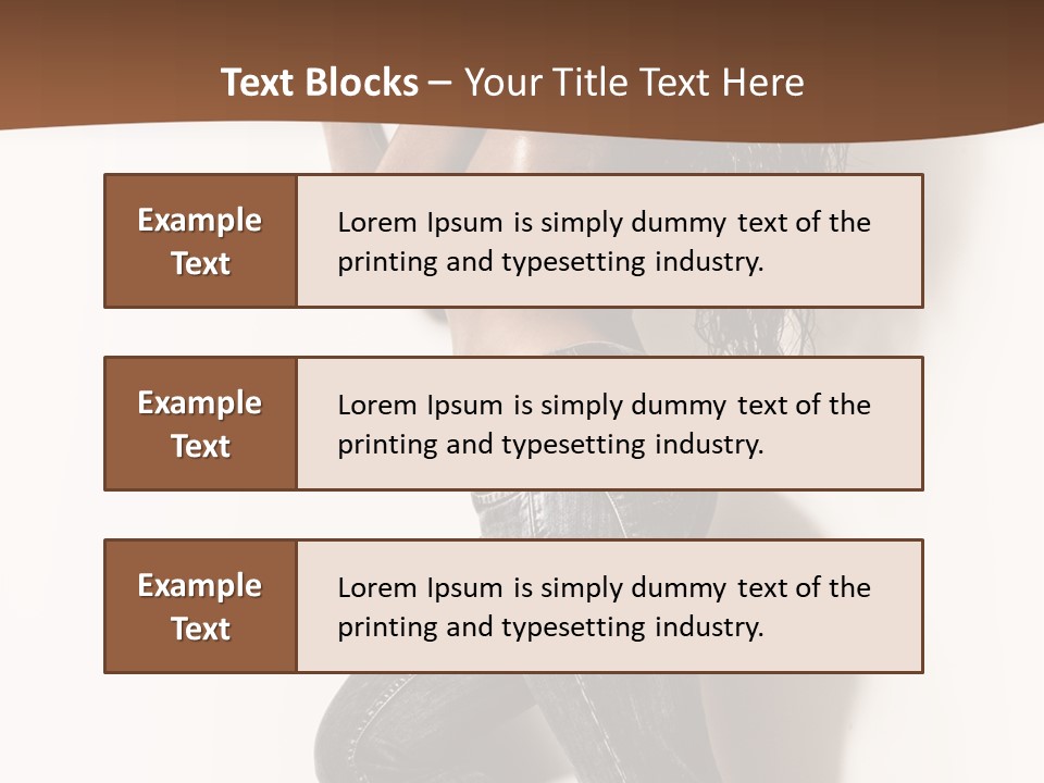 Studio Body Posing PowerPoint Template