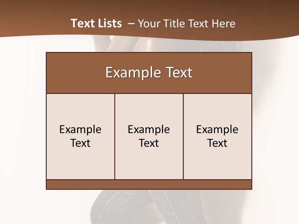 Studio Body Posing PowerPoint Template