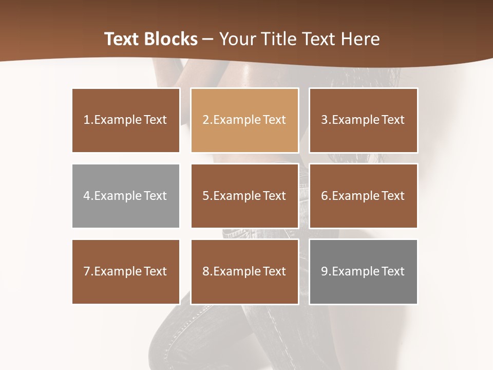 Studio Body Posing PowerPoint Template