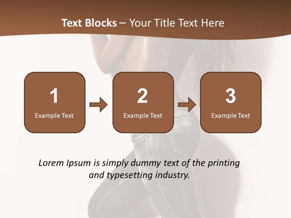 Studio Body Posing PowerPoint Template