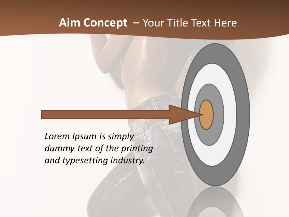 Studio Body Posing PowerPoint Template