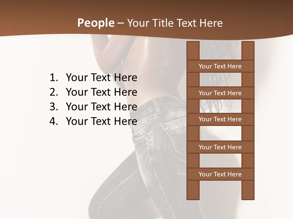 Studio Body Posing PowerPoint Template
