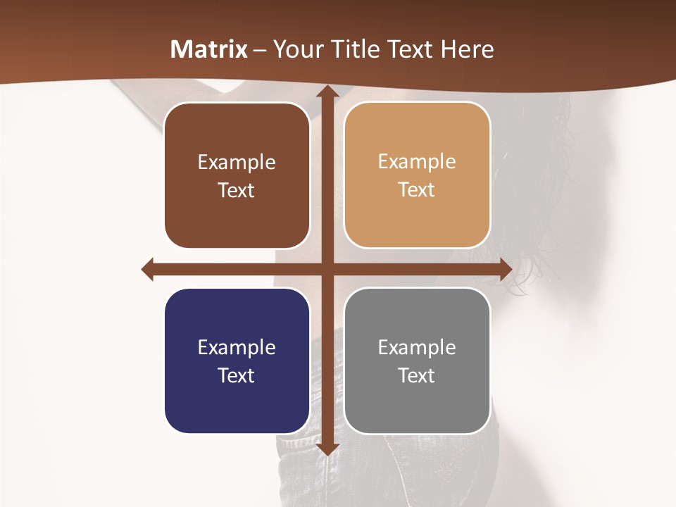 Figure Model Standing PowerPoint Template