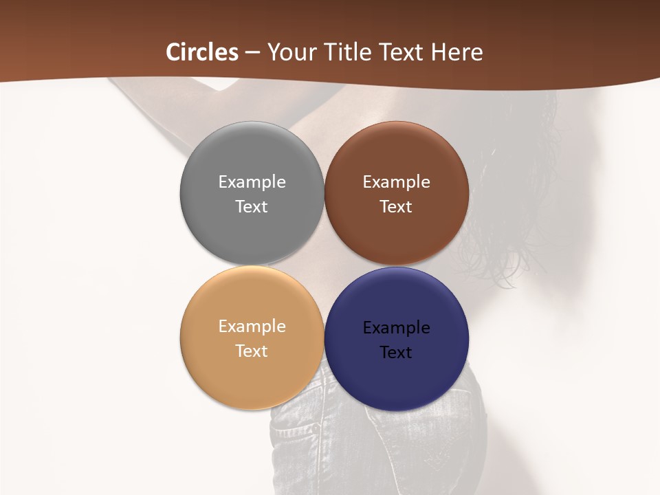 Figure Model Standing PowerPoint Template