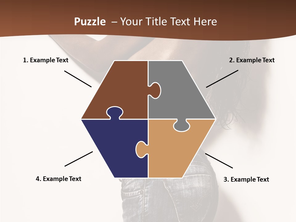 Figure Model Standing PowerPoint Template