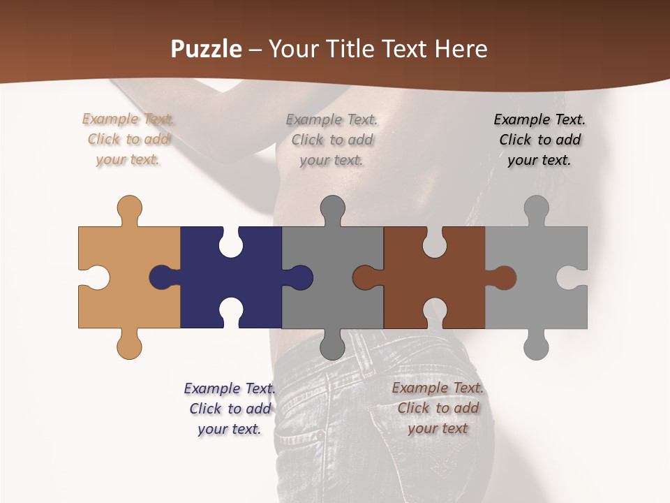 Figure Model Standing PowerPoint Template