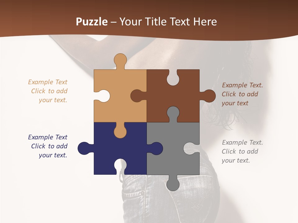 Figure Model Standing PowerPoint Template