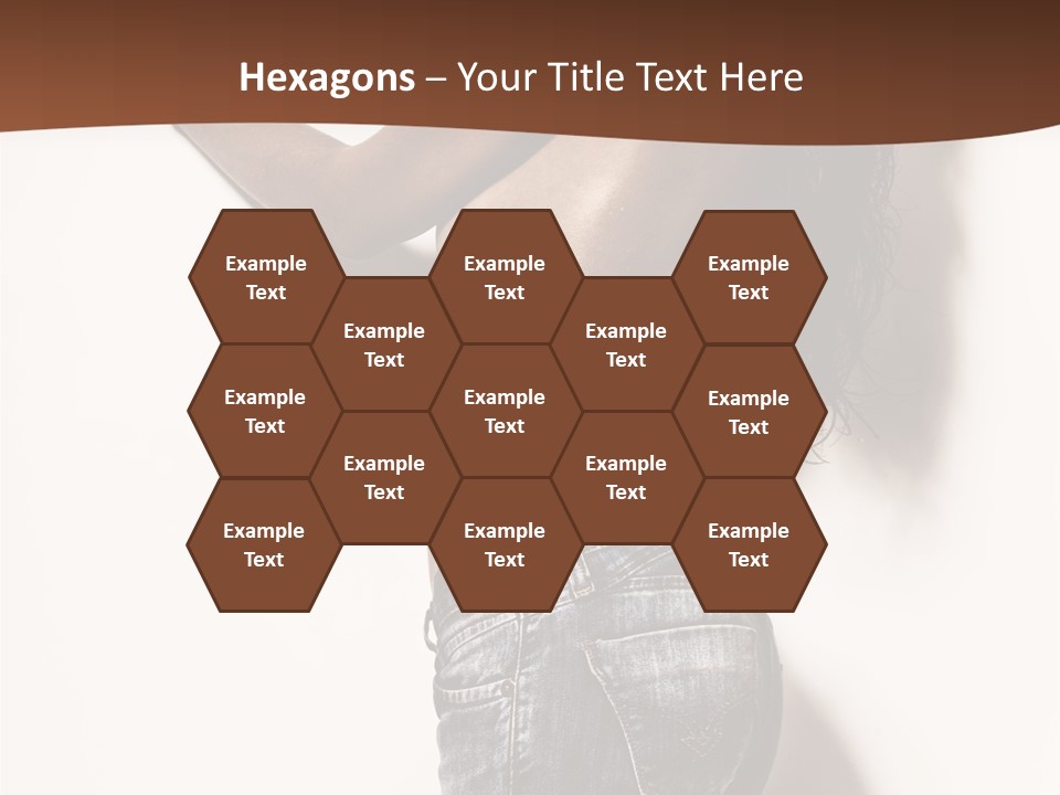 Figure Model Standing PowerPoint Template