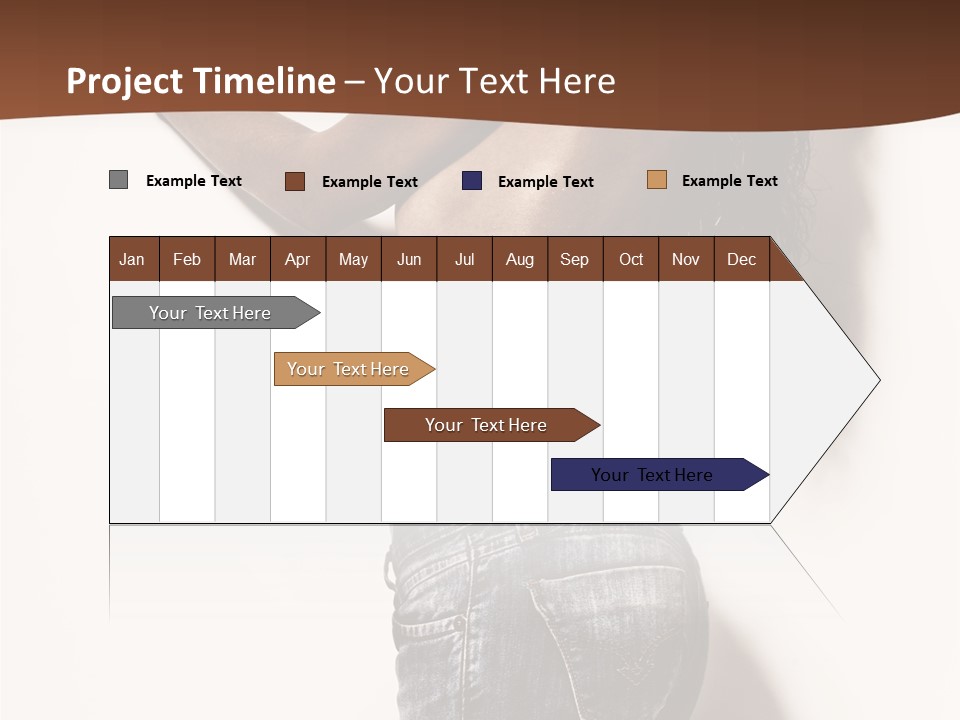 Figure Model Standing PowerPoint Template