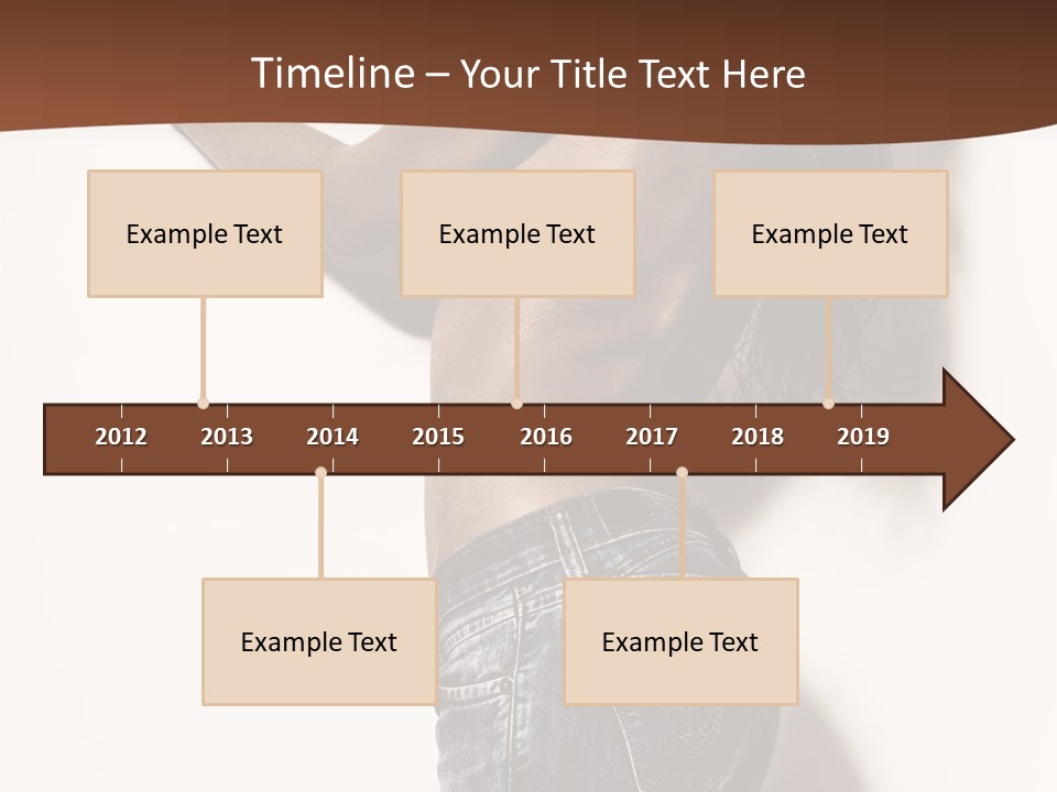 Figure Model Standing PowerPoint Template