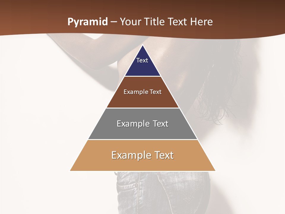 Figure Model Standing PowerPoint Template