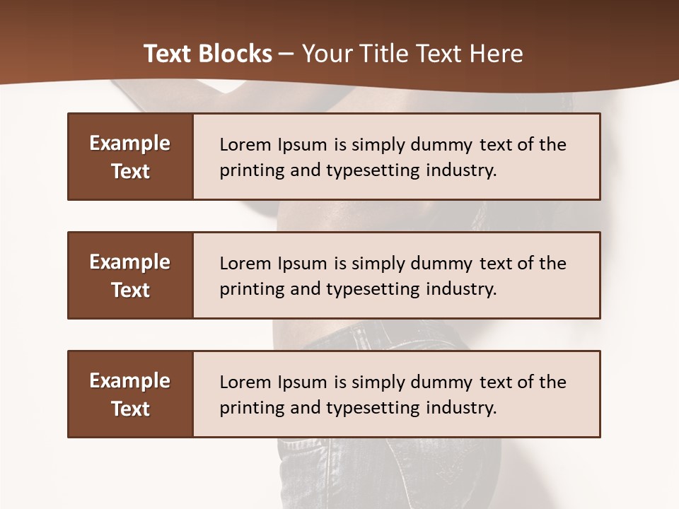 Figure Model Standing PowerPoint Template