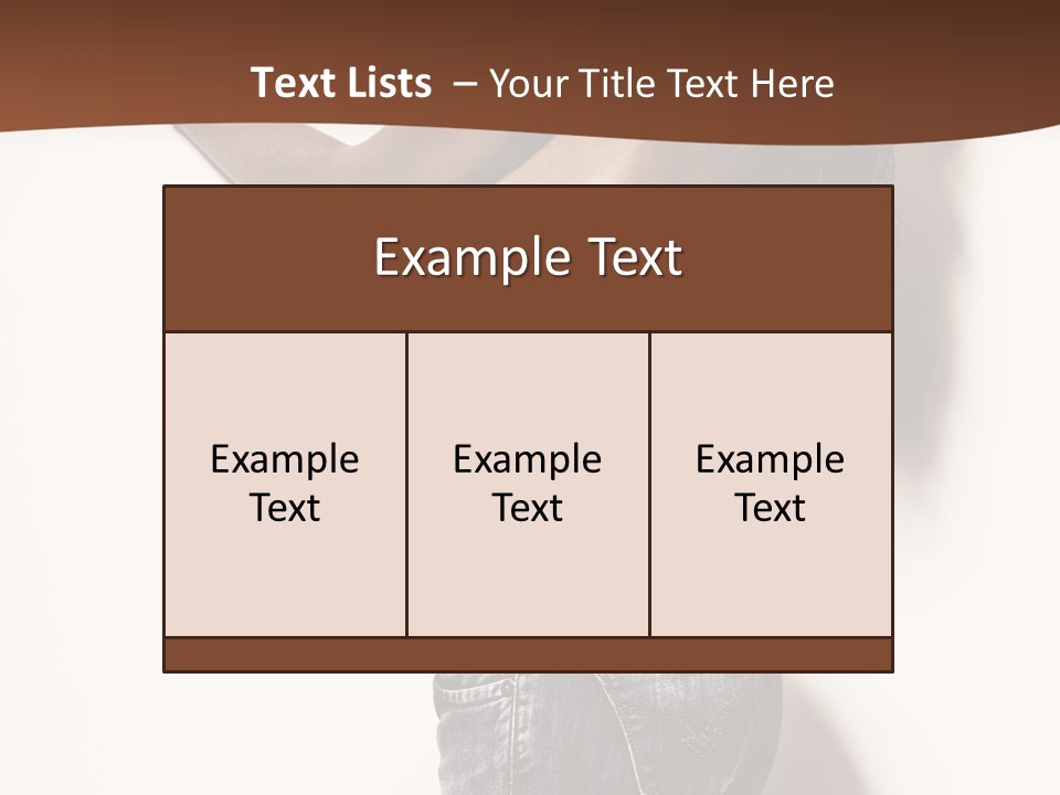 Figure Model Standing PowerPoint Template