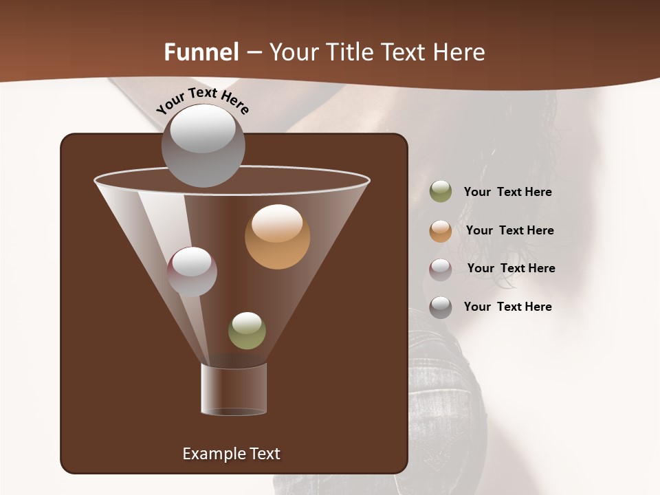 Figure Model Standing PowerPoint Template