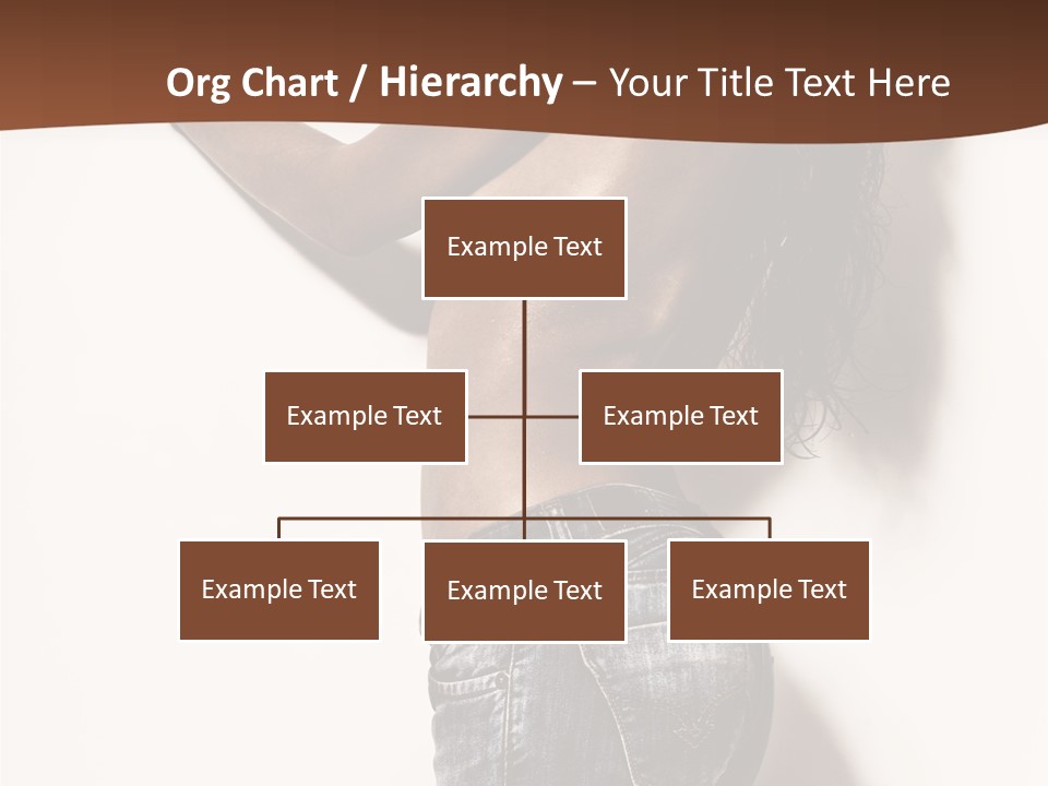 Figure Model Standing PowerPoint Template
