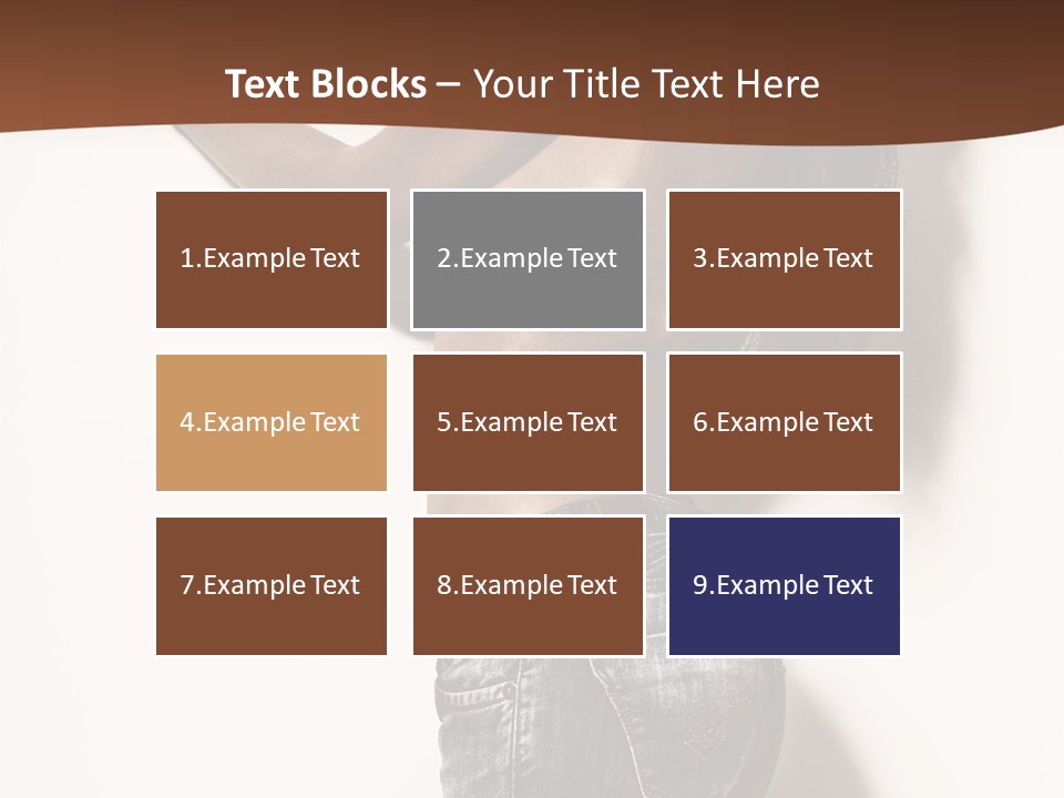Figure Model Standing PowerPoint Template