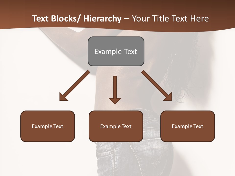 Figure Model Standing PowerPoint Template