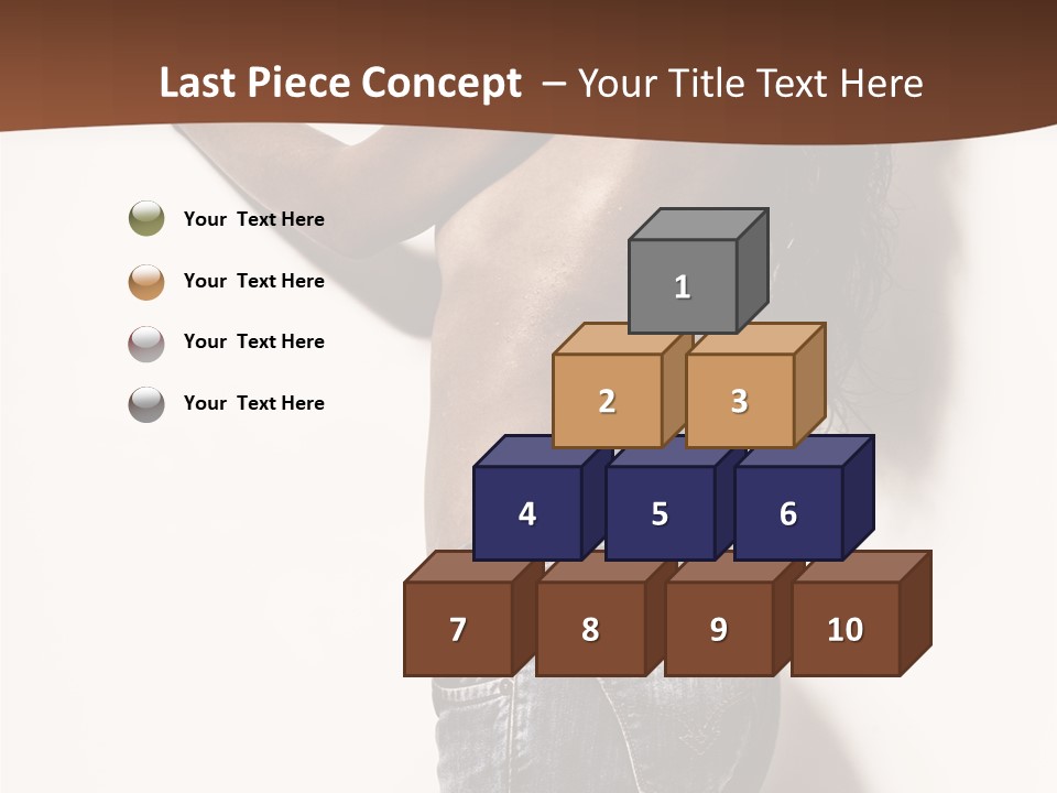 Figure Model Standing PowerPoint Template