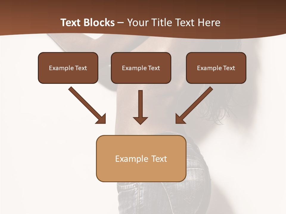 Figure Model Standing PowerPoint Template