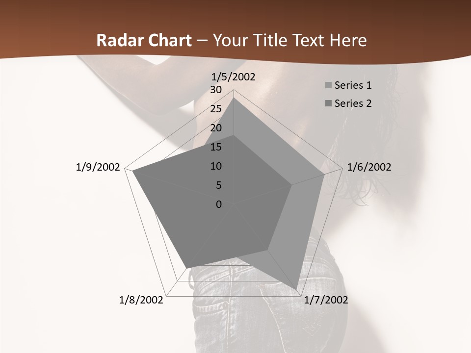 Figure Model Standing PowerPoint Template
