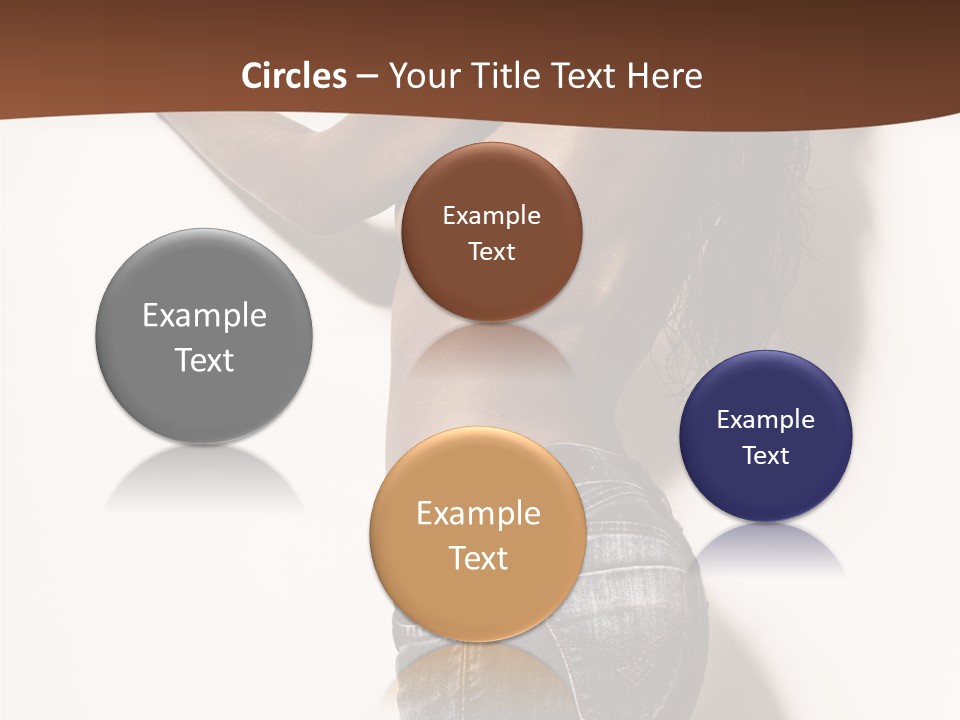 Figure Model Standing PowerPoint Template