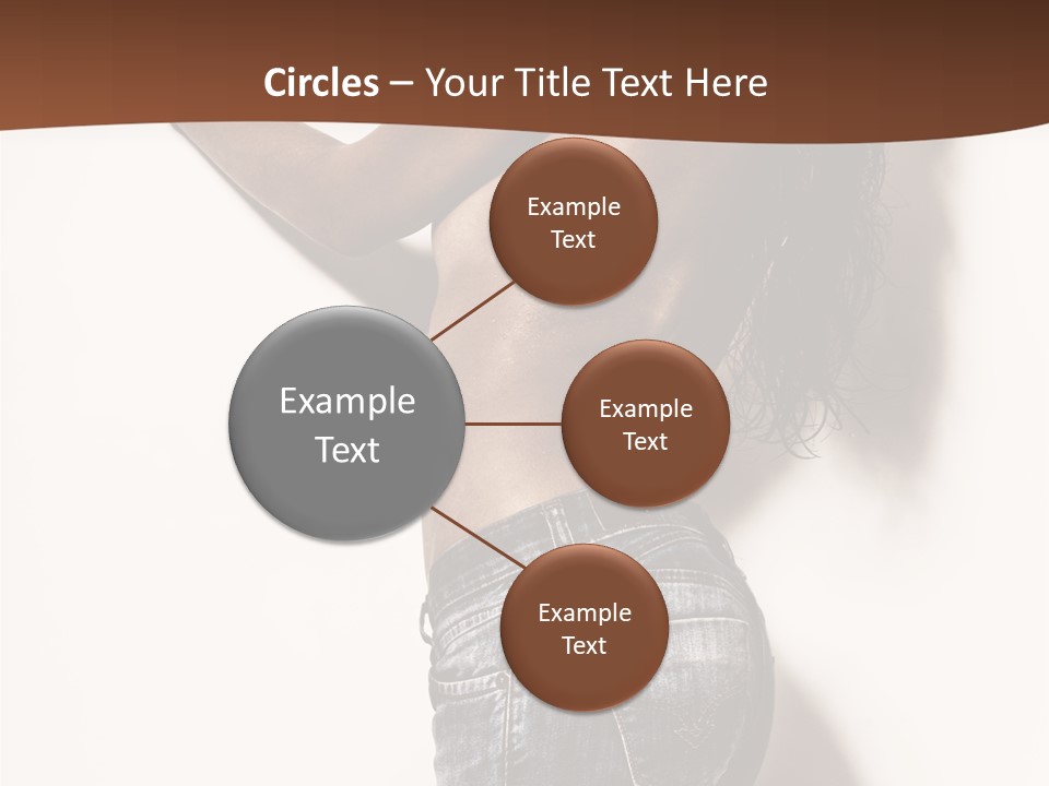 Figure Model Standing PowerPoint Template