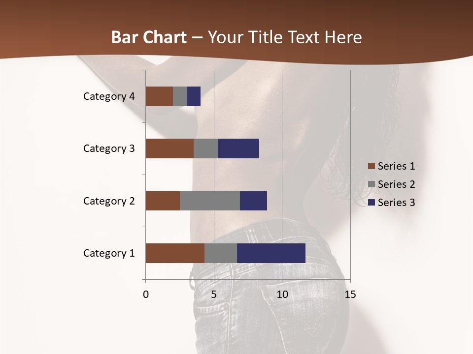 Figure Model Standing PowerPoint Template