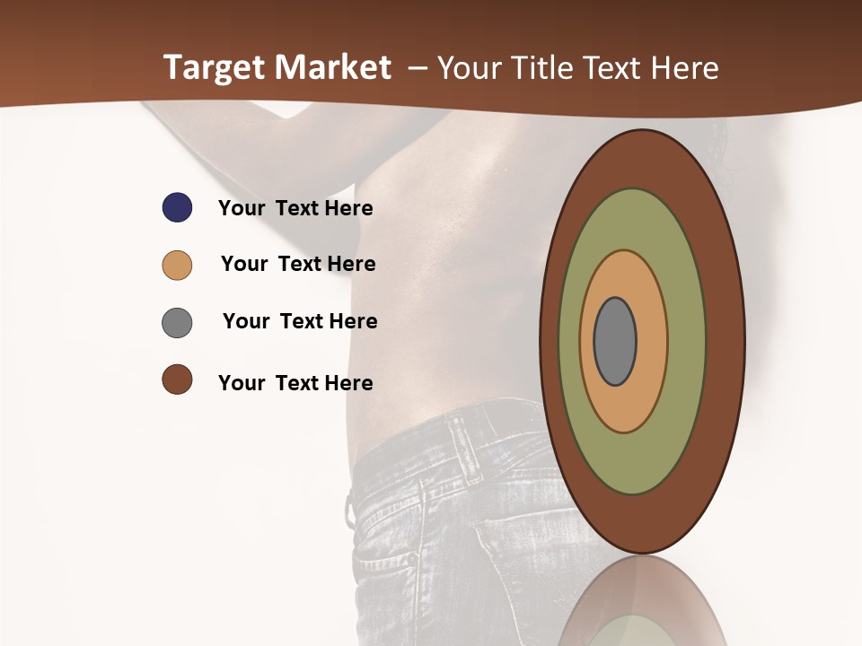 Figure Model Standing PowerPoint Template