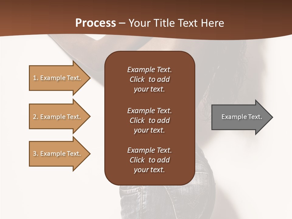 Figure Model Standing PowerPoint Template