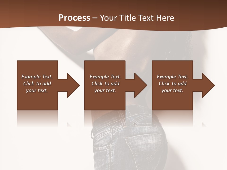 Figure Model Standing PowerPoint Template