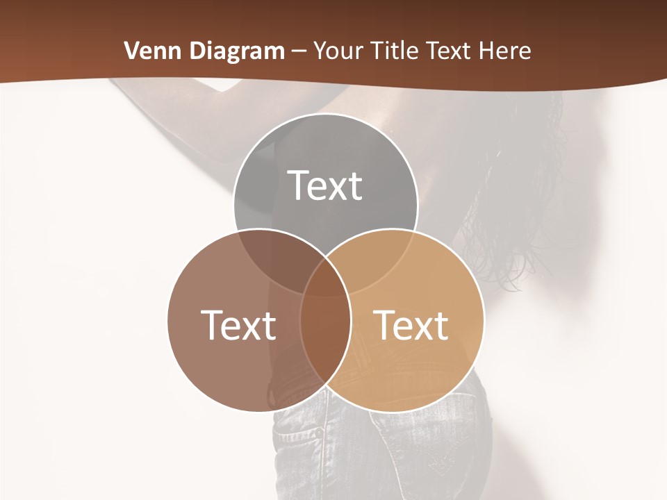 Figure Model Standing PowerPoint Template