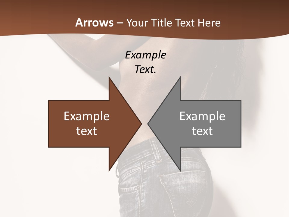 Figure Model Standing PowerPoint Template
