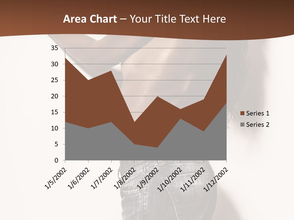 Figure Model Standing PowerPoint Template
