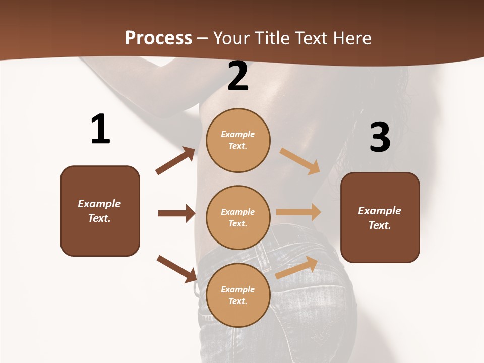 Figure Model Standing PowerPoint Template