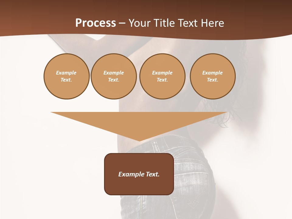Figure Model Standing PowerPoint Template