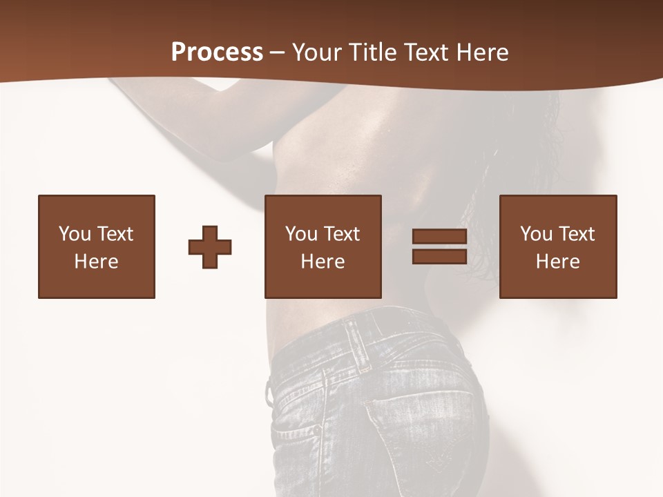 Figure Model Standing PowerPoint Template