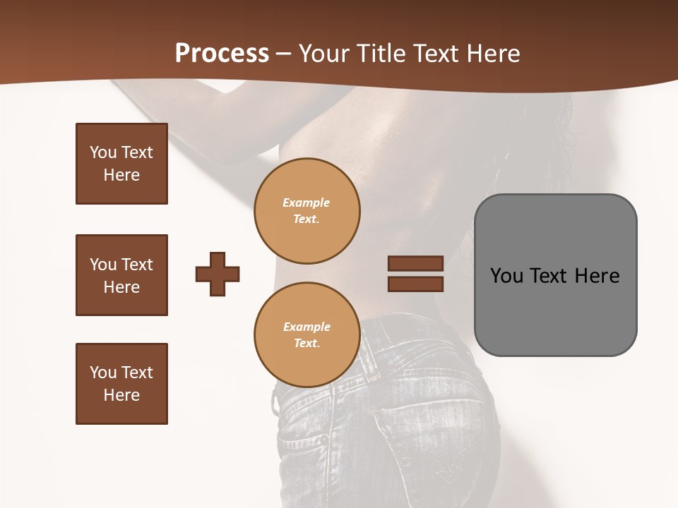 Figure Model Standing PowerPoint Template