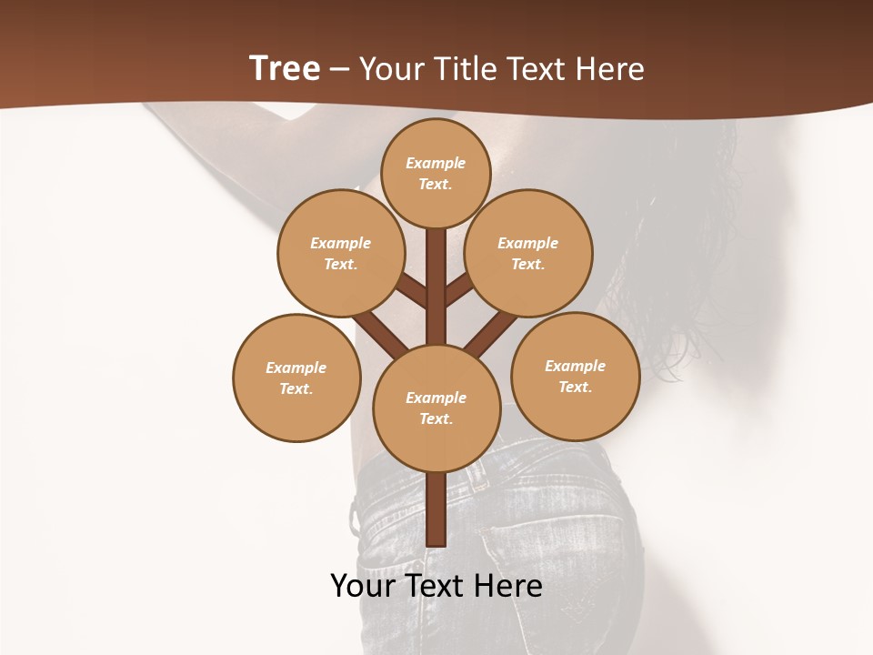 Figure Model Standing PowerPoint Template