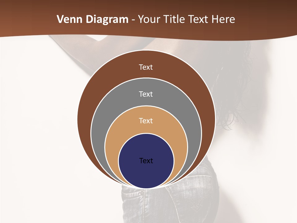 Figure Model Standing PowerPoint Template