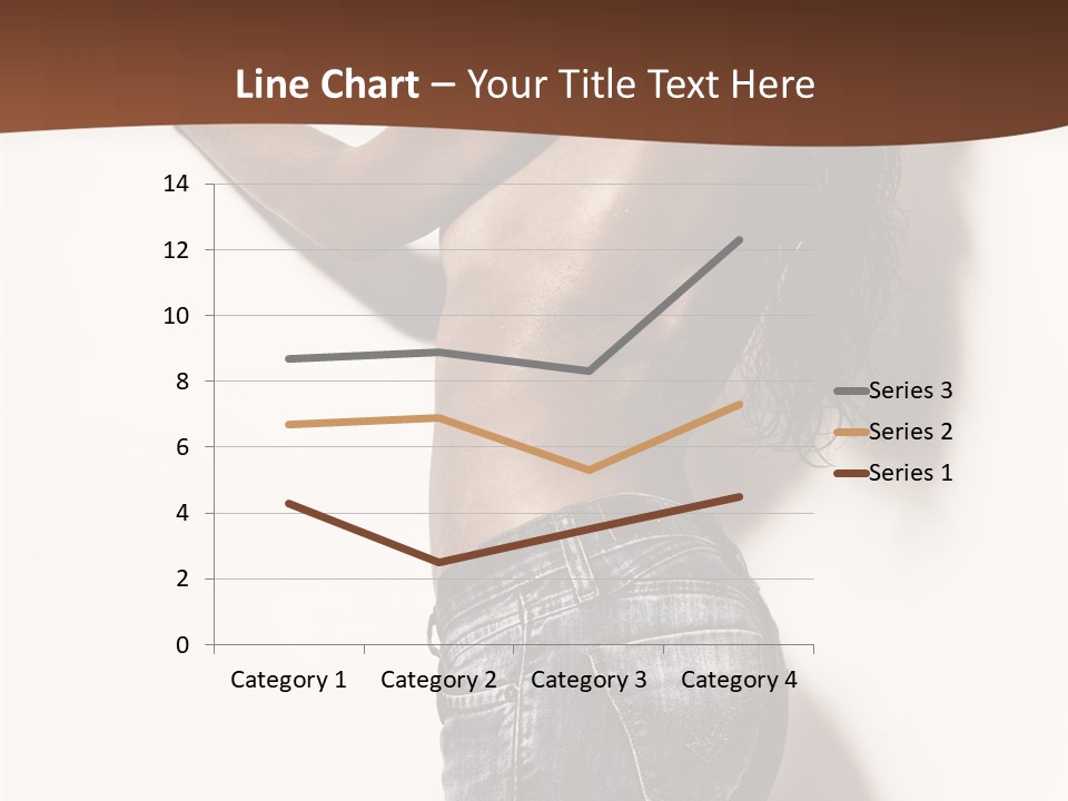 Figure Model Standing PowerPoint Template