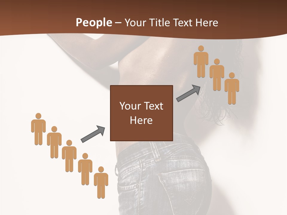 Figure Model Standing PowerPoint Template